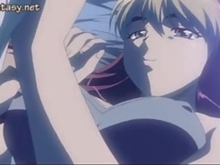 Blonde Anime Nympho Takes Huge prick